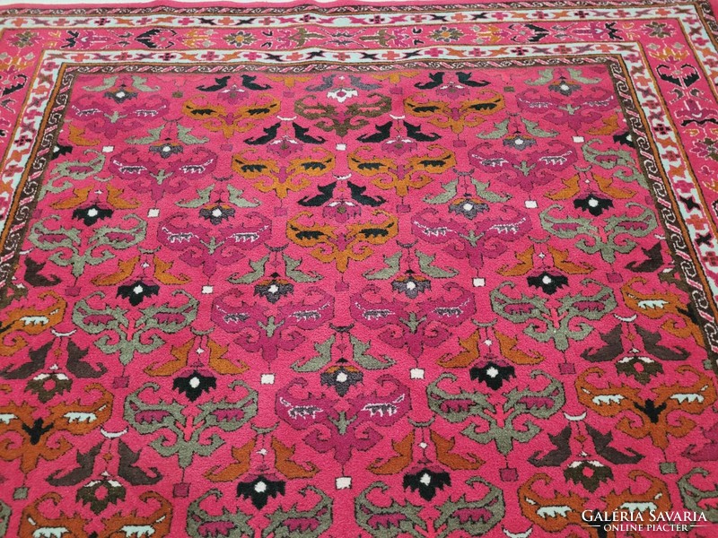 Eredeti kaukázusi azeri kézi csomózású 170x200 gyapjú perzsa szőnyeg FF58