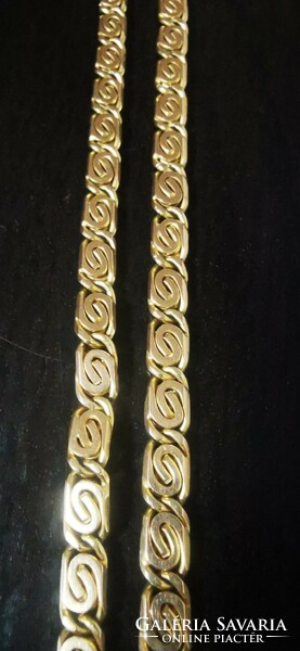 Solid gold necklace 14k.