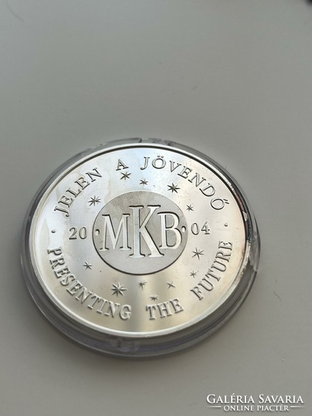 Mkb commemorative medal 2004, silver: 31.1g/999; pp