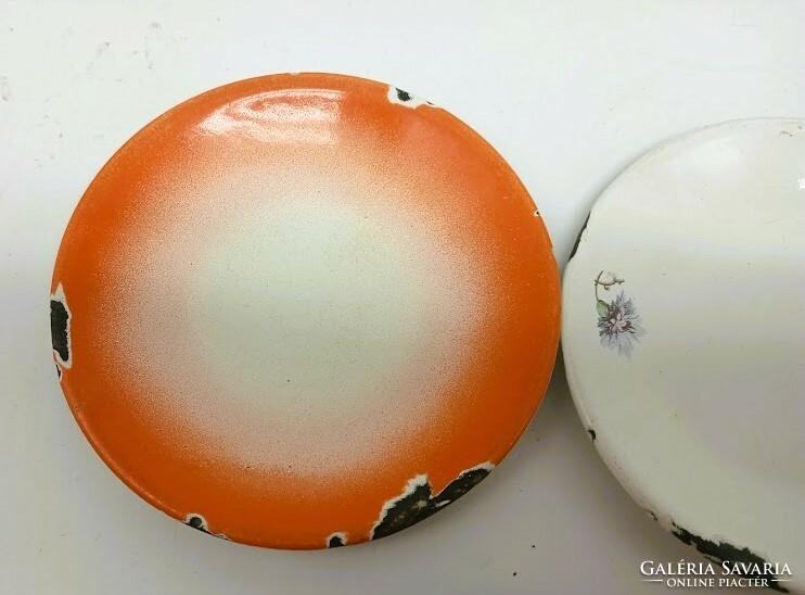 Retro enamel saucers, for replacement, in several colors and sizes