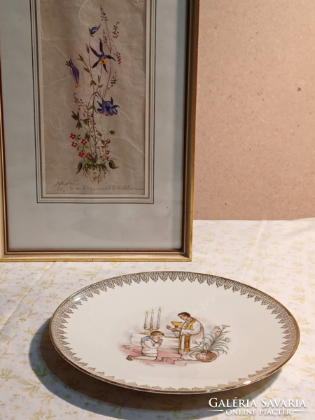 Bavaria porcelain small plate - first communion