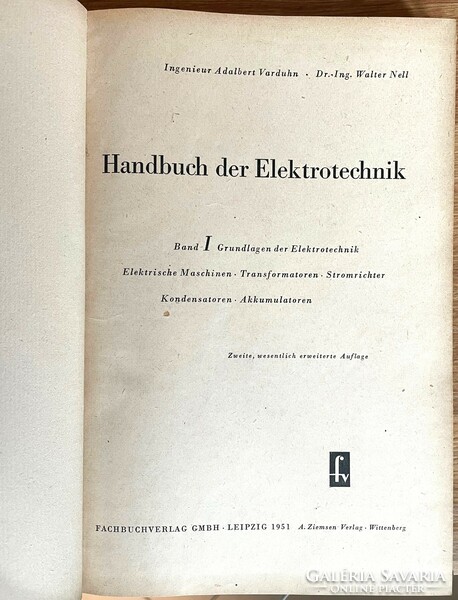 Handbuch der Elektrotechnik Band 1