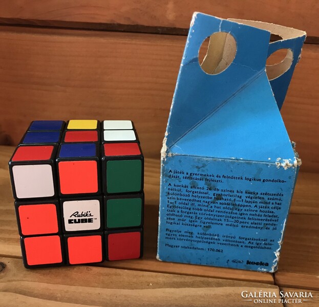 Rubik's magic cube in original box
