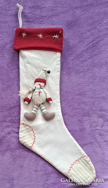Santa Claus socks, Christmas decoration (m4308)