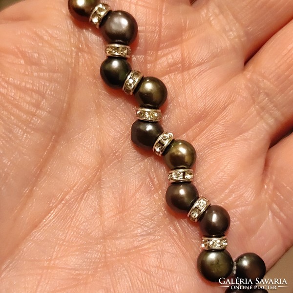 Beautiful new cultured pearl bracelet 17cm