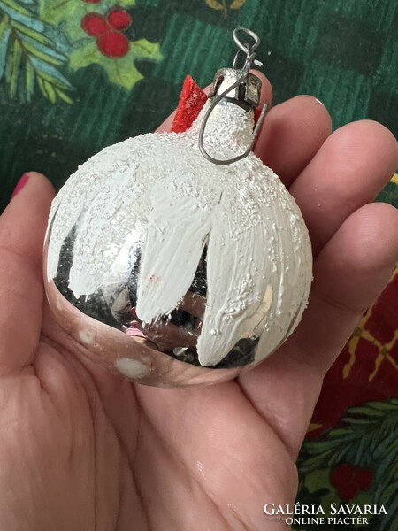 Old little girl head Christmas tree ornament