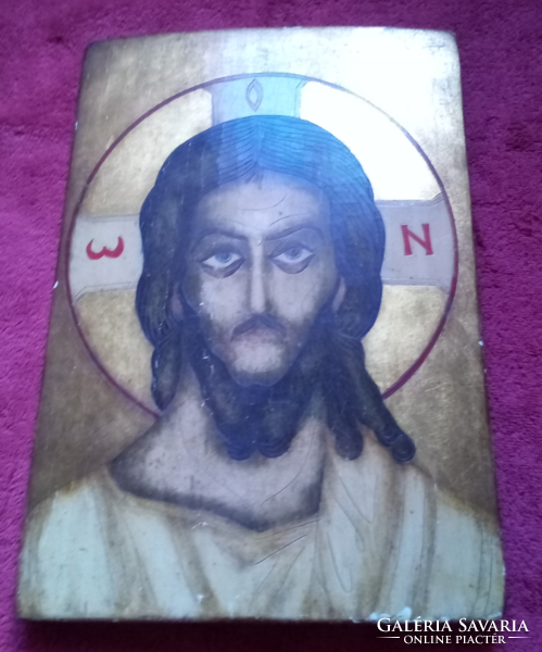 Krisztus ikon fatáblán