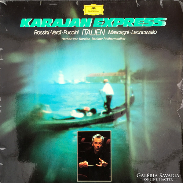 Karajan, Rossini, Verdi, Puccini, Mascagni, Leoncavallo, Berliner Philh. - Karajan express Italian (2xlp,
