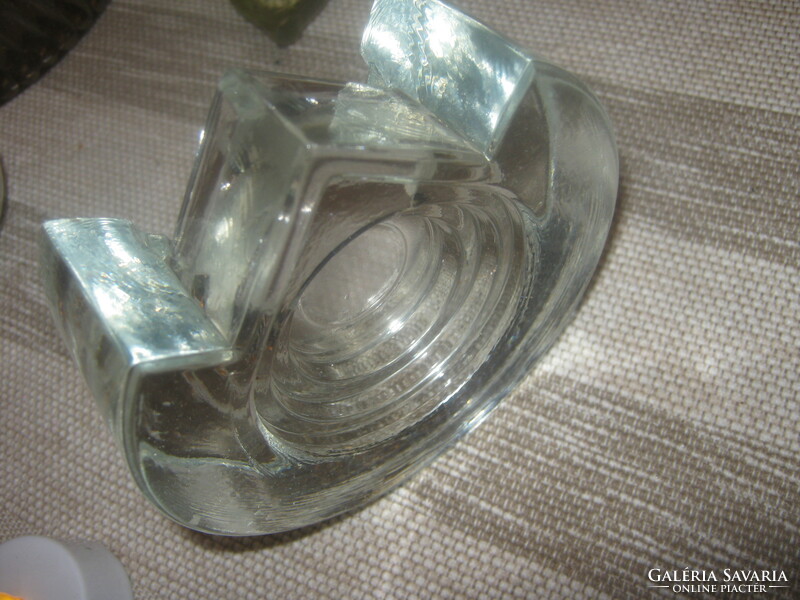 Thick glass candle holder candle holder