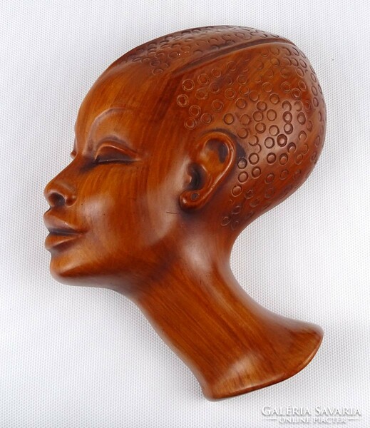 1P137 raumschmuck - cortendorf art deco ceramic female head 20 cm