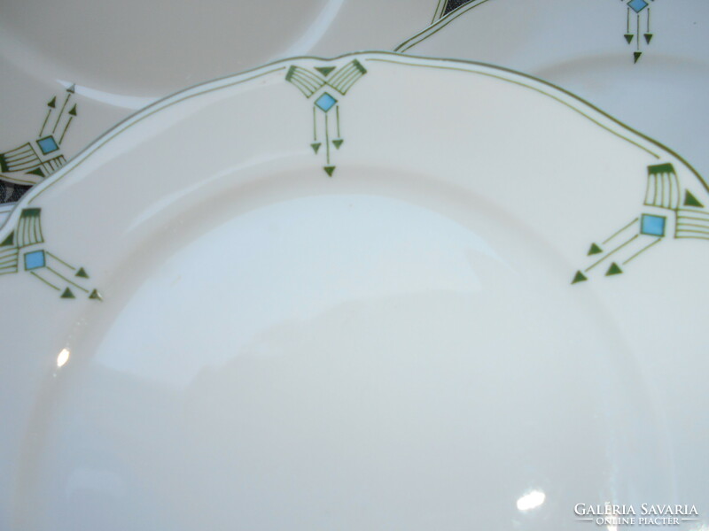 4 db Jugendstíl   porcelán  tányér 24 cm --(1600 Ft/db)