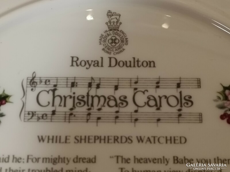 Christmas English decorative plate