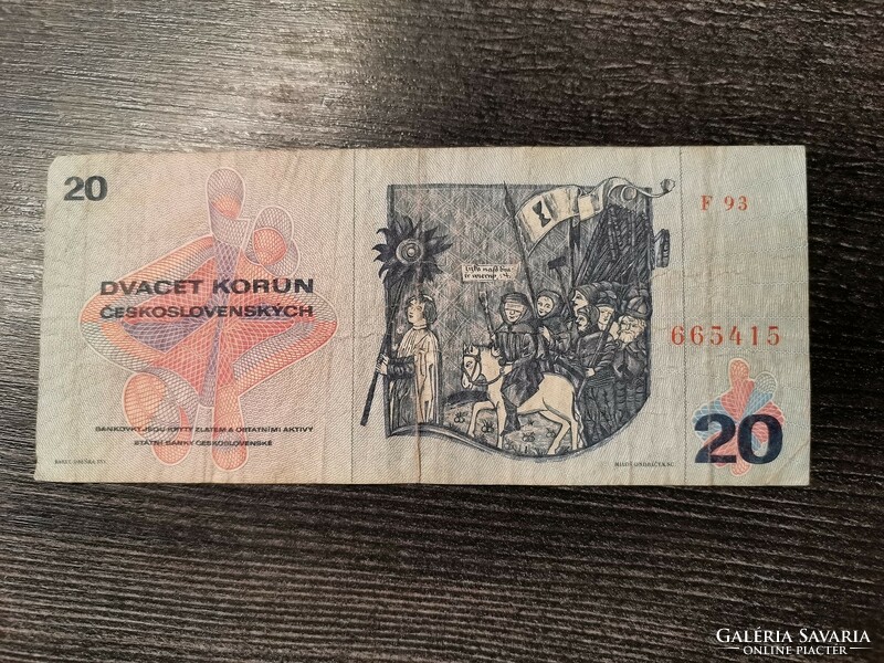 20 korona 1988 4db+1db 1970