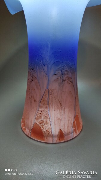 Ritka pasztell színű  üveg váza