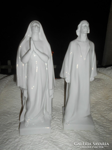 Ó Herendi 2 db figura együtt --Jézus és Mária