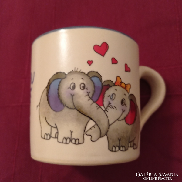 2 pcs. Elephant cup, 3 dl