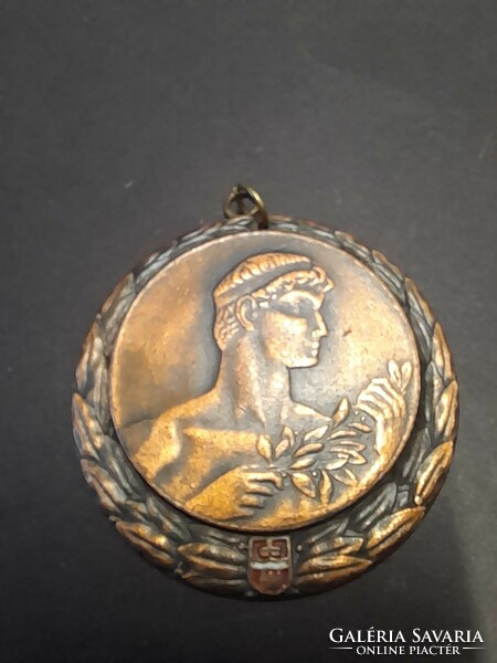 Retro bronze bp.1971 Athletics Championship merit medal.