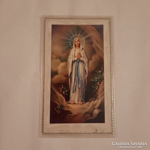 Magnificat  /A Boldogságos Szűz hálaéneke/ imakártya eredeti védő borítóban