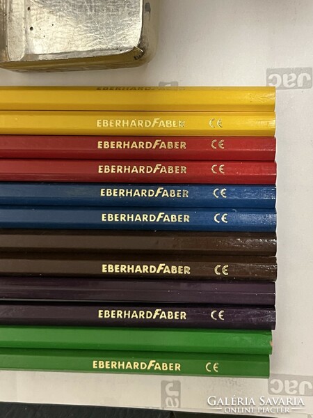 Eberhard faber faber castell 70s colored pencil double set !!!