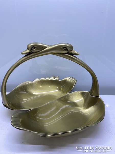 Swan serving bowl
