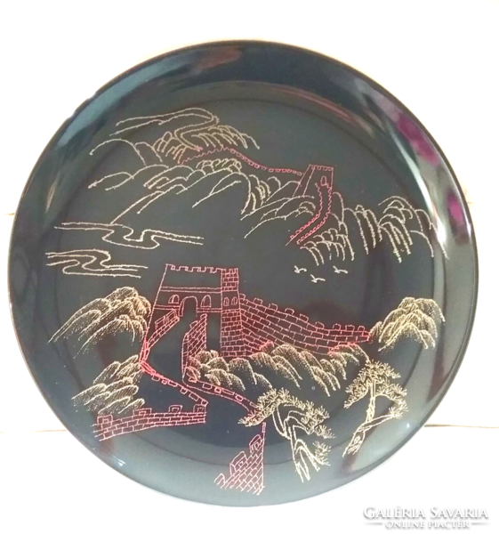 31cm huge oriental-themed decorative bowl