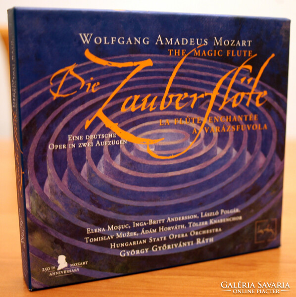 Mozart the magic flute 2 cd disc music