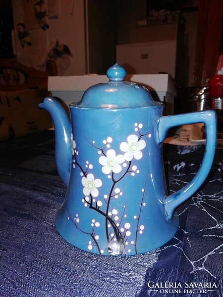 Japanese teapot with cherry blossoms