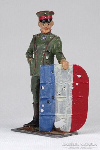1P524 Red Baron - Manfred von Richthofen - Vörös báró fém szobor militária 9.5 cm