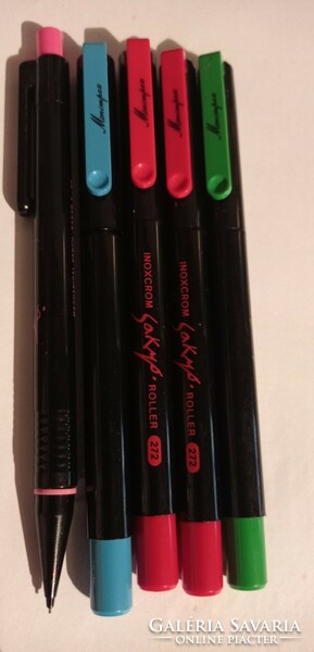 Inoxcrom pens + a refill pencil..