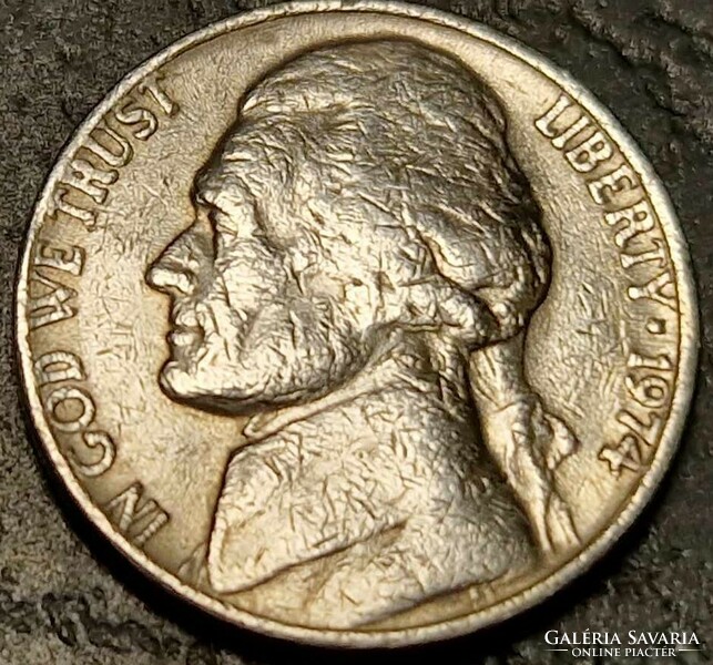 5 Cents, 1974., Jefferson nickel