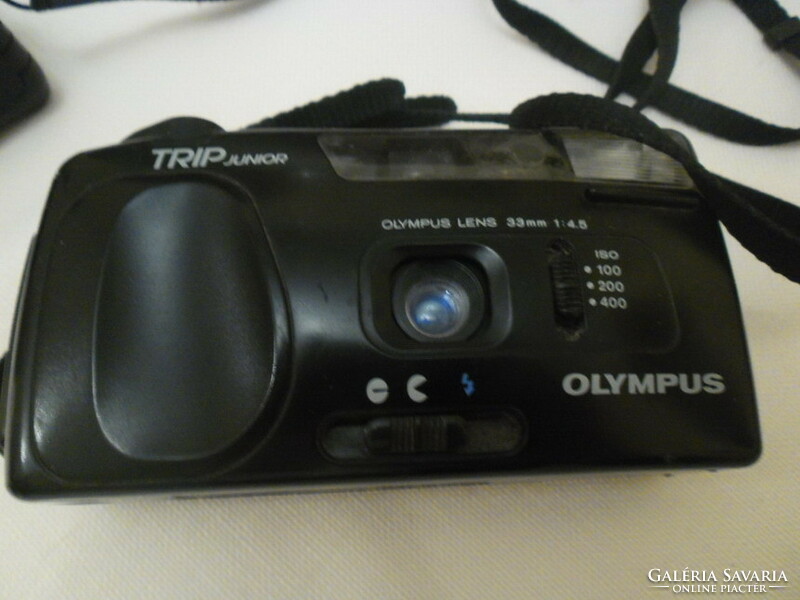 2 db régi fényképezőgép / Olympus Trio Junior és Premier 35 mini