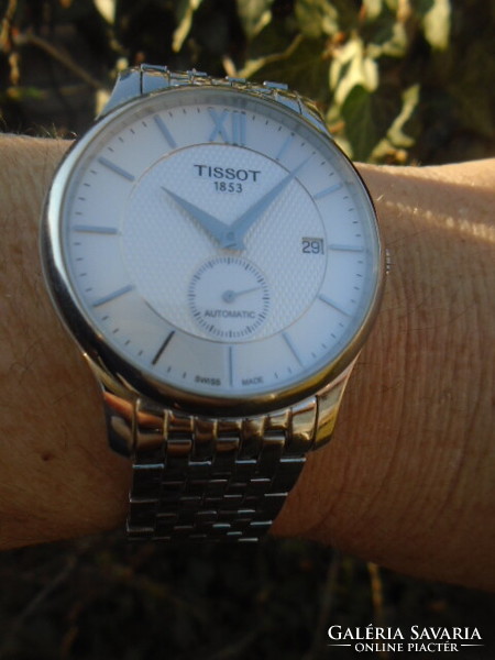 Tissot tradition automatic small second men's watch, mint condition, new model
