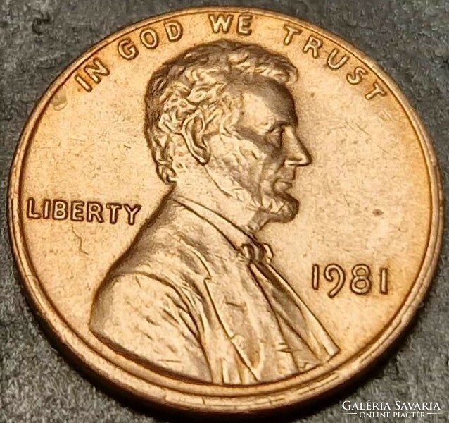 1 Cent, 1981. Lincoln cent