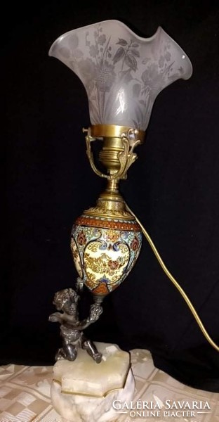 Antique table lamp.