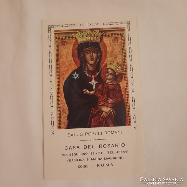 1968. Salus populi romani preserved in the Basilica of Santa Maria Maggiore in Rome on the cover of the annual calendar
