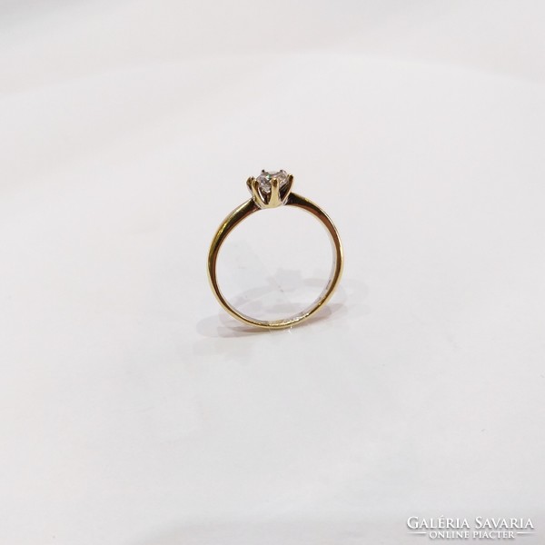 14 Carats, 1.62g. Gold engagement ring (no. 23/62)
