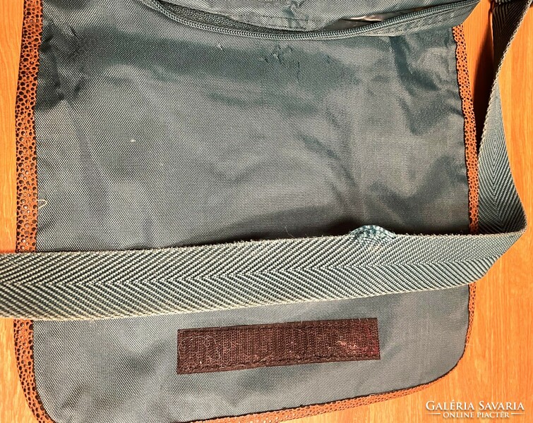 American travel green side bag, shoulder bag