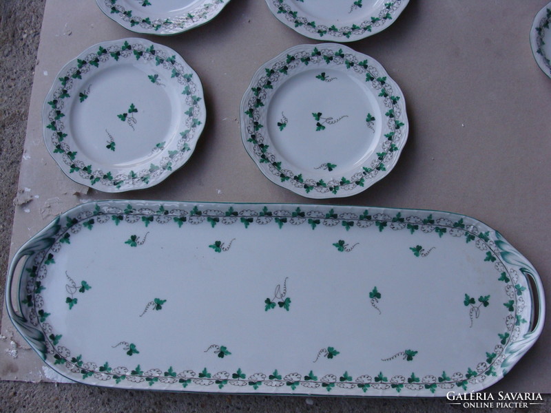 Herend parsley pattern cake set