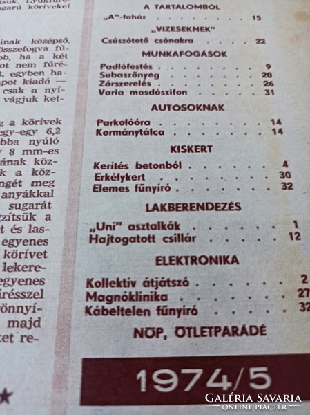 1974 /Màjus EZERMESTER/ SZÜLETÈSNAPRA/KARÀCSONYRA.