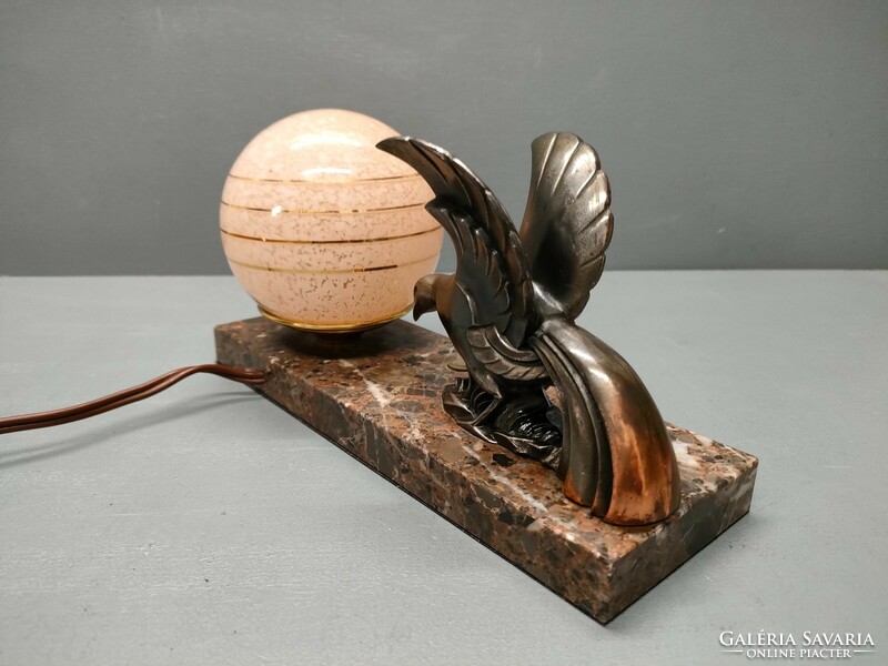 French art deco table lamp