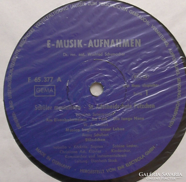 Schüler Musikanten Aus St. Adelheid-Schule Bonn-Beuel-Pützchen - Schüler Musizieren (LP, Album)
