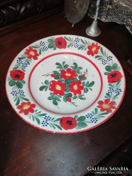 Hollóháza festett Antik tányér gyűjteményből 17