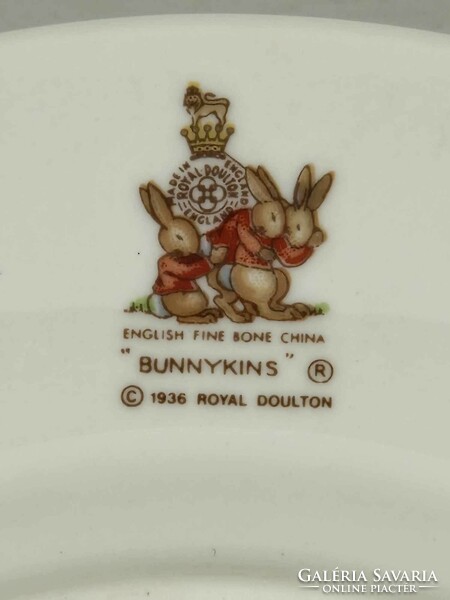 Angol Royal Doulton Bunnykins fali óra (nem tesztelt) 20cm