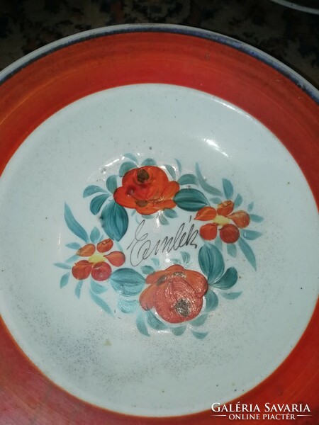 Souvenir from the Telkibánya painted antique plate collection