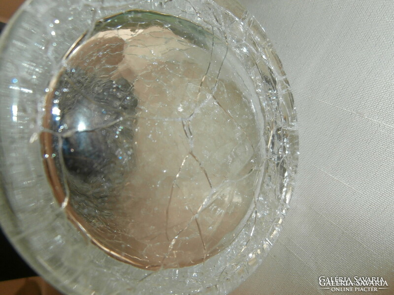Repesztett- fátyolüveg  (craquelee) szett
