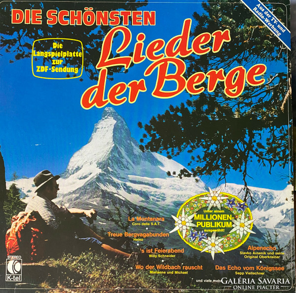 Various - Die Schönsten Lieder Der Berge (LP, Comp)