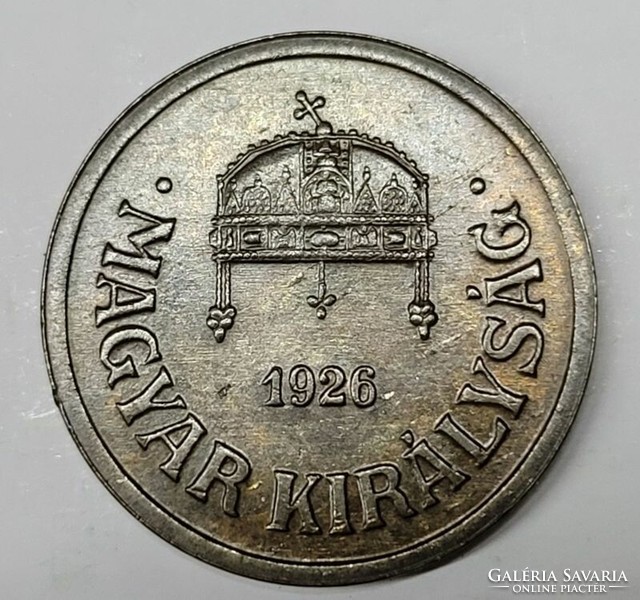 1926 Horthy 2 pennies bp beautiful