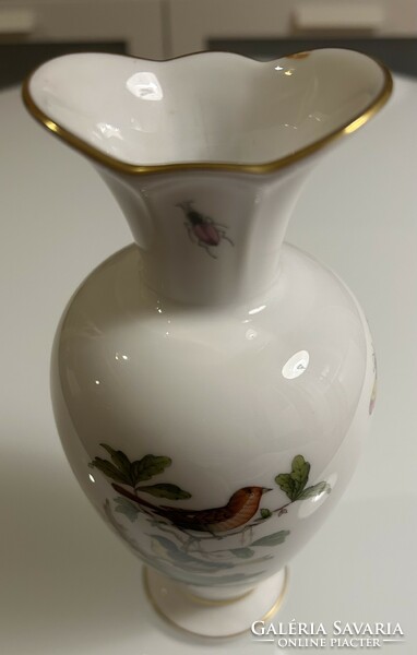 Herendi Rotschild mintás porcelán váza