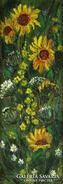 1P537 XX. századi festő : Virágok