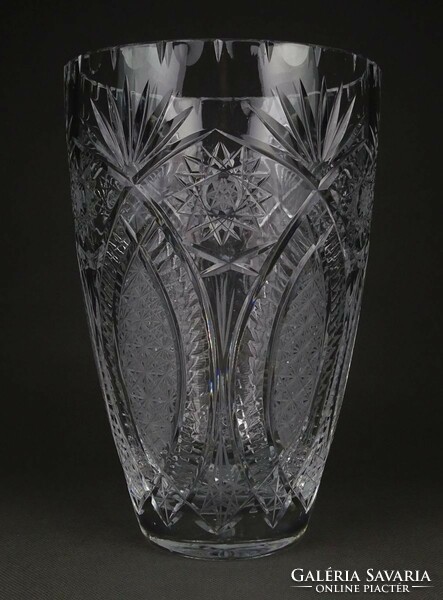 1P550 large crystal vase flower vase 24.5 Cm